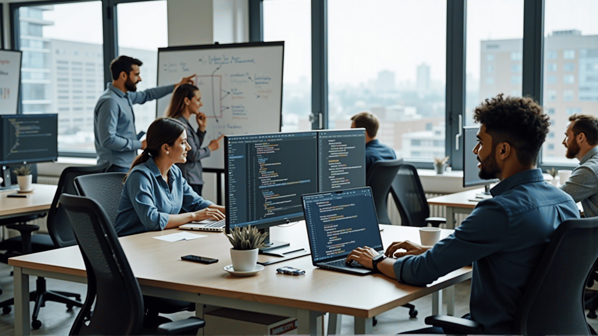 Happy developers using Visual Studio Code